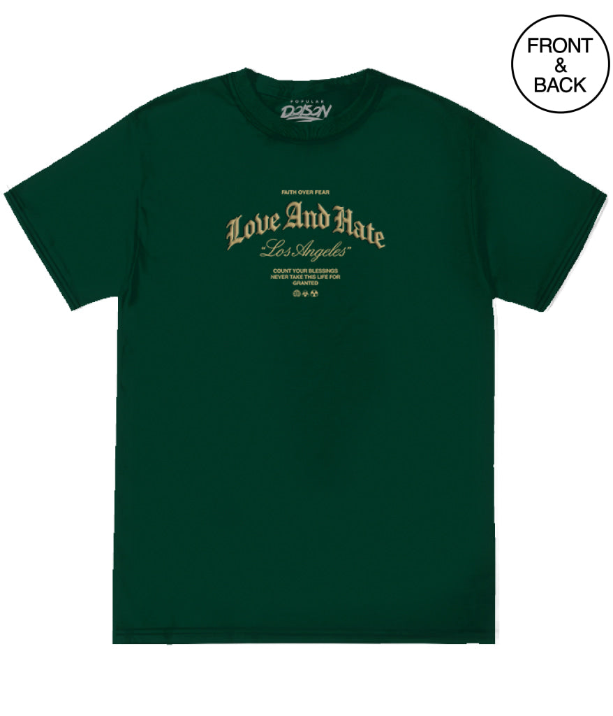 LOS ANGELES TEE S / DARK GREEN Men’s Tee