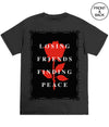 Losing Friends Fb Tee S / Black Mens Tee