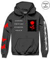 Losing Friends Hoodie S / Black Mens Hoodies And Sweatshirts