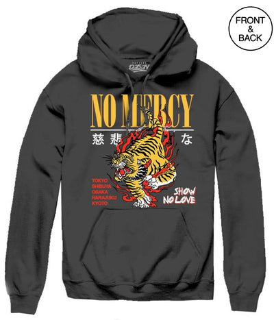 Mercy Tiger Hood Small / Black Mens Hoodies And Sweatshirts