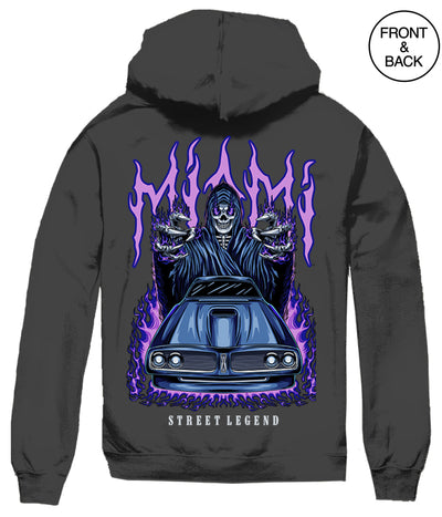 Miami Reaper Hoodie Mens Hoodies And Sweatshirts