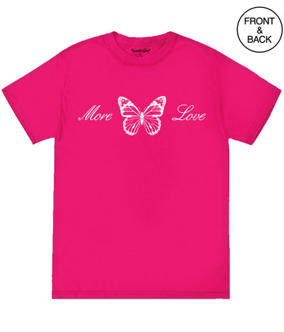 More Self Love S / Hot Pink Girls Tee