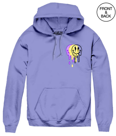 Multi Trippy Smile S / Violet Men’s Hoodies And Sweatshirts