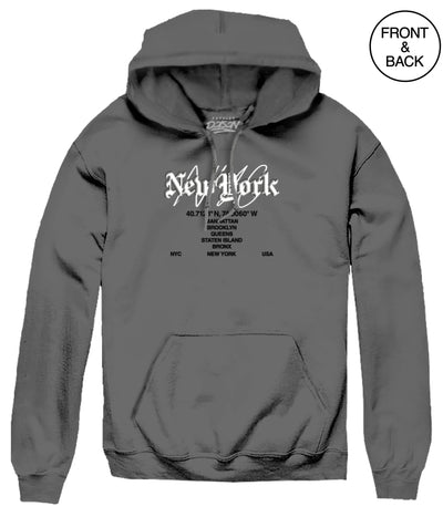 New York Cityscape S / Charcoal Men’s Hoodies And Sweatshirts