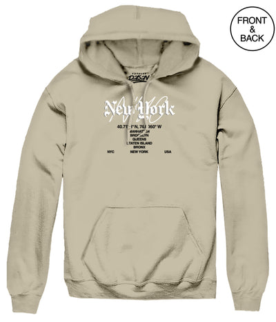 NEW YORK CITYSCAPE S / SAND Men’s Hoodies and Sweatshirts