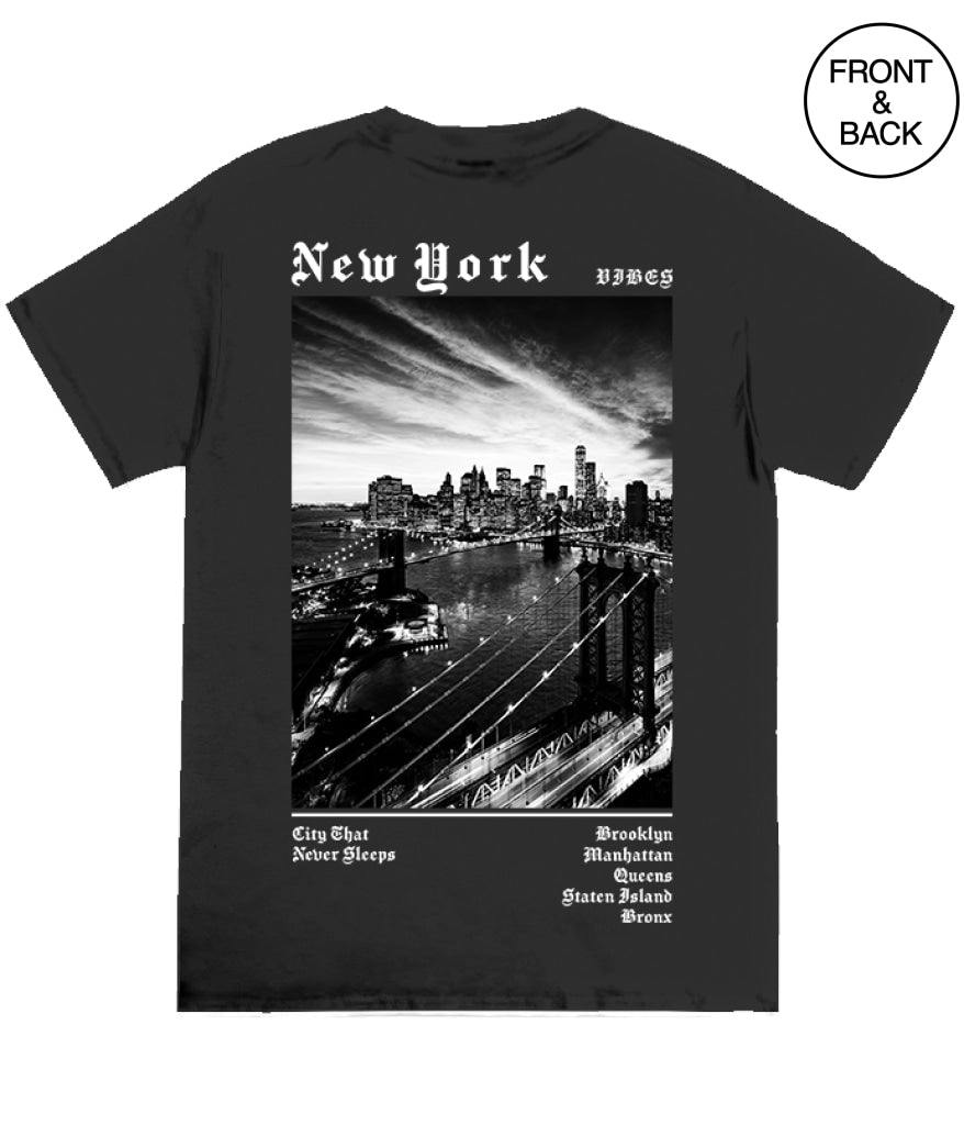 NEW YORK CITYSCAPE TEE S / BLACK Men’s Tee
