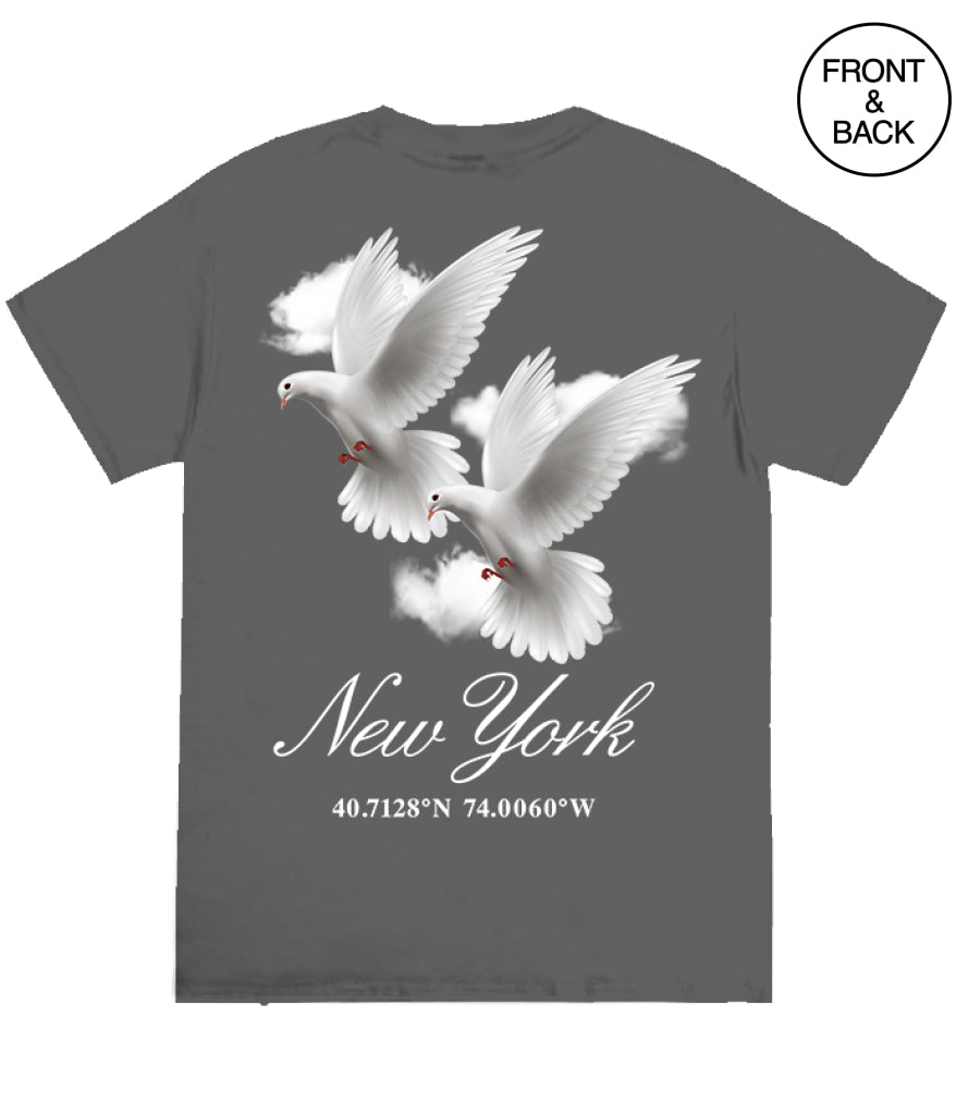 New York Doves S / Charcoal Men’s Tee