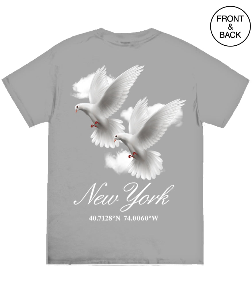 New York Doves S / Silver Grey Men’s Tee