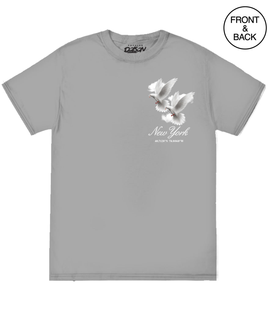 New York Doves S / Silver Grey Men’s Tee