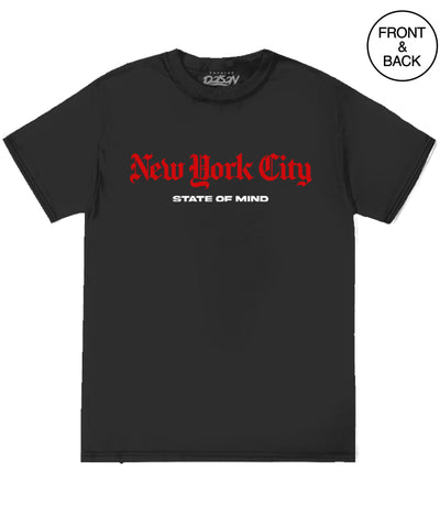 NEW YORK STATE OF MIND TEE - S / BLACK - Men’s Tee