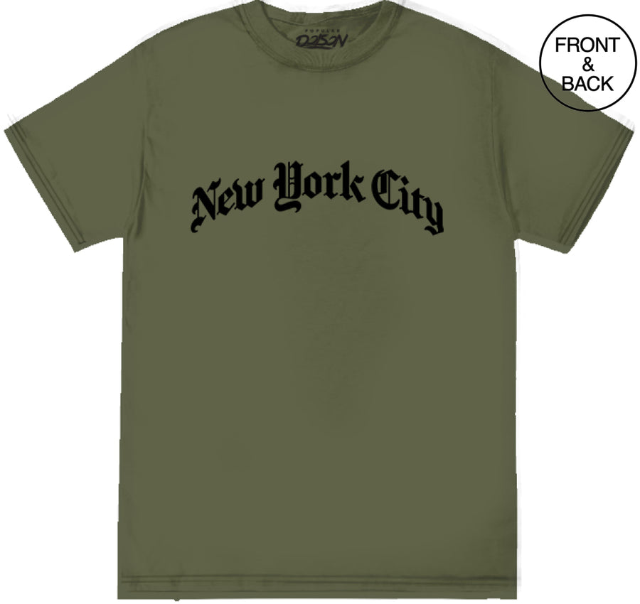 NY EMPIRE STATE OF MIND S / MILITARY GREEN Men’s Tee