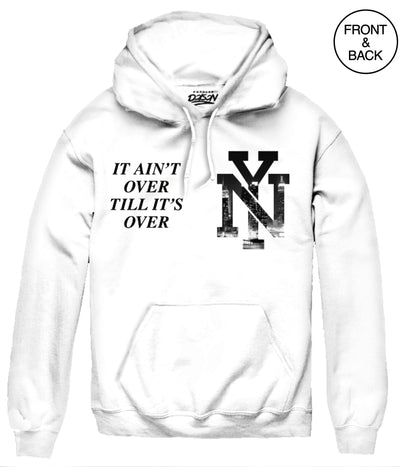 Nyc It Aint Over Hoody S / White Junior Hoodies