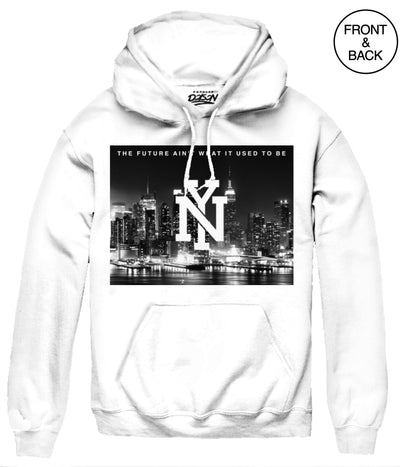 Nyc Scenery Hoody S / White Junior Hoodies