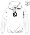 Nyc Stay Happy Hoody S / White Junior Hoodies