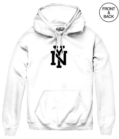 Nyc Stay Happy Hoody S / White Junior Hoodies