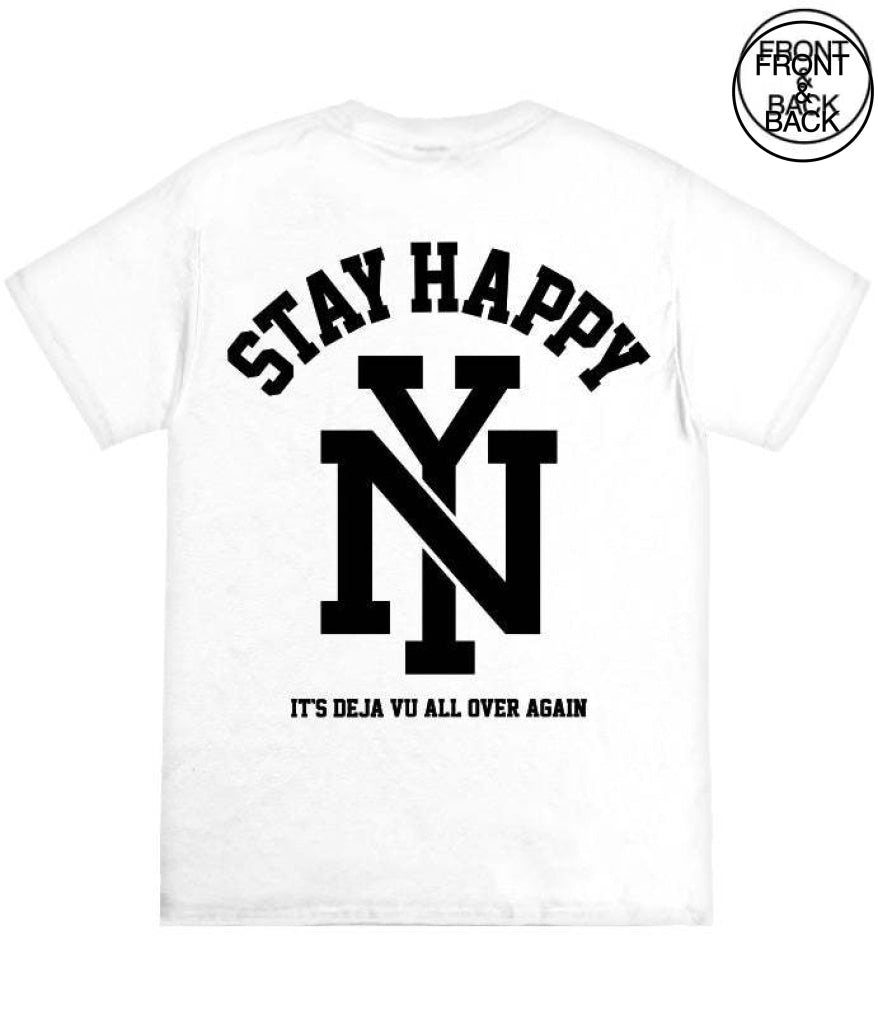 Nyc Stay Happy S / White Junior Hoodies