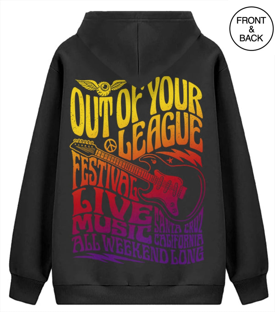 Out Of Your League Rock S / Black Junior Hoodies