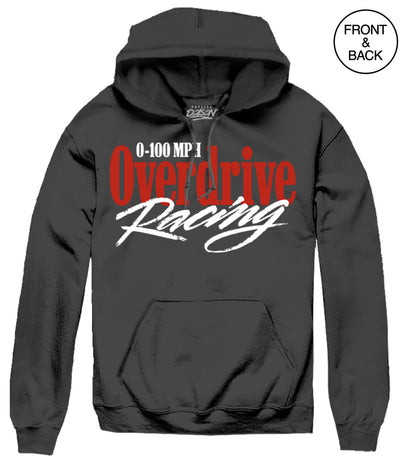 OVERDRIVE RACING HOODIE S / BLACK Men’s Hoodies and Sweatshirts