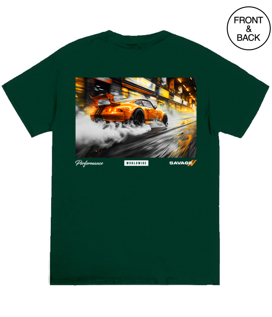 Performance Car S / Dark Green Men’s Tee