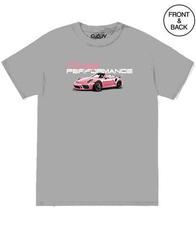PERFORMANCE CAR TEE - S / LIGTH GREY - Men’s Tee