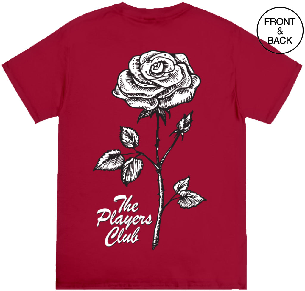 Players Club Rose Fb Tee Mens Tee