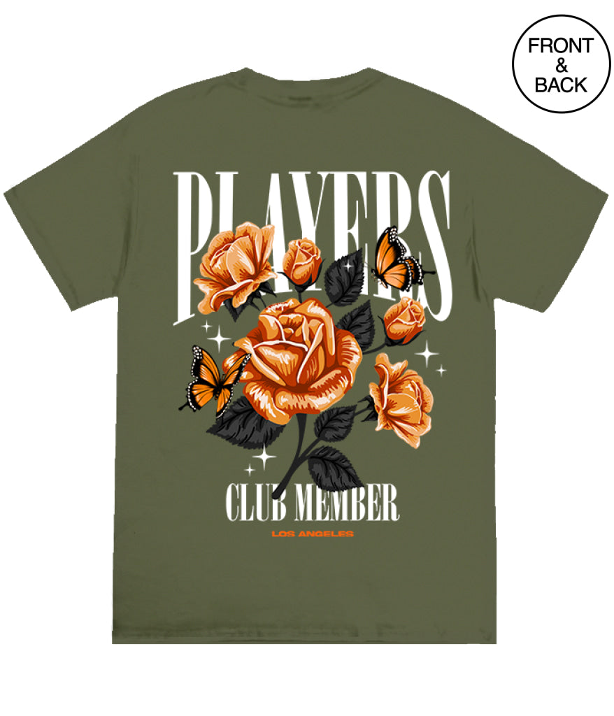 Players Cub Rose S / Military Green Men’s Tee