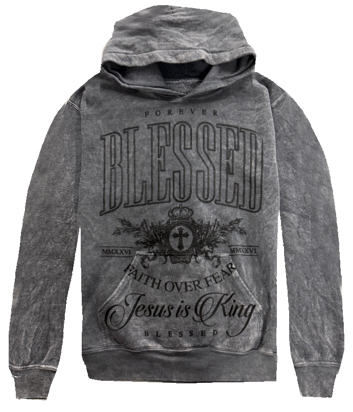 BLESSED SOFT MINERAL HOODIE
