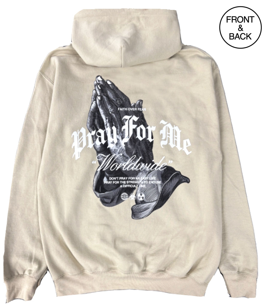 PRAY FOR ME S / SAND Men’s Hoodies and Sweatshirts