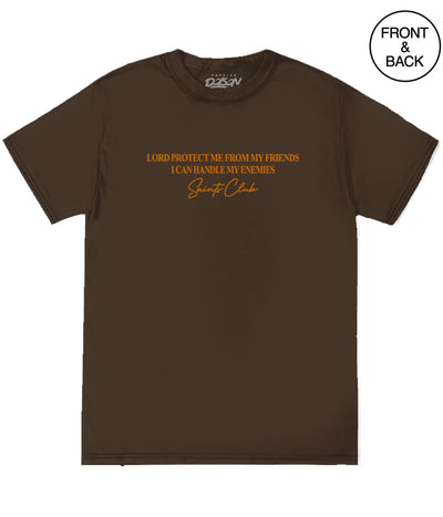 Protect From Friends Angel S / Brown Men’s Tee