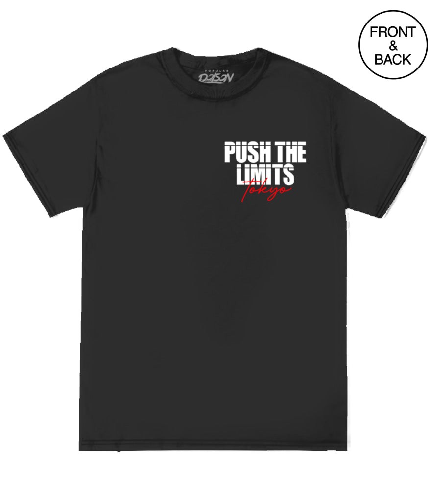 PUSH THE LIMITS TOKYO TEE S / BLACK Men’s Tee