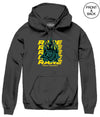 Rare Flame Rose Hoodies S / Black Mens Hoodies And Sweatshirts