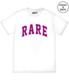 Rare Floral S / White Girls Tee