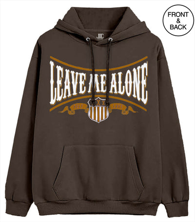 Rockstar Eagle Leave Me Alone S / Brown Junior Hoodies