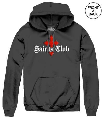 SAINT CLUB HOODIE S / BLACK Men’s Hoodies and Sweatshirts