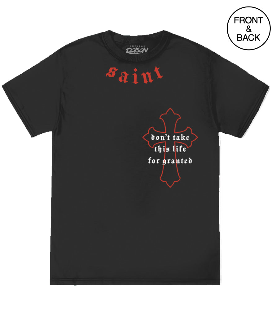 【BREATH】 SOUTHSIDE CROSS LOGO TEE SAINT CROSS - Popular Poison