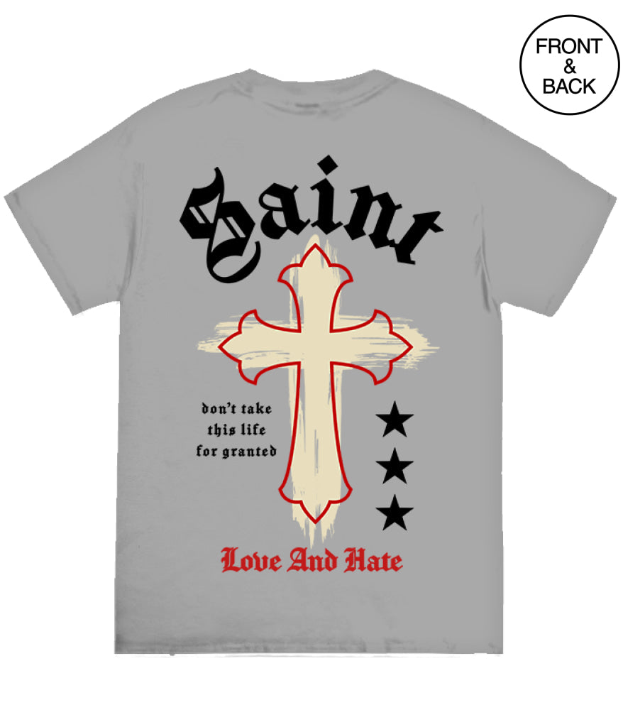 Saint Cross Tee S / Grey Men’s Tee