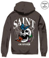 Saint Sinner Butterfly Skull Mens Hoodies And Sweatshirts