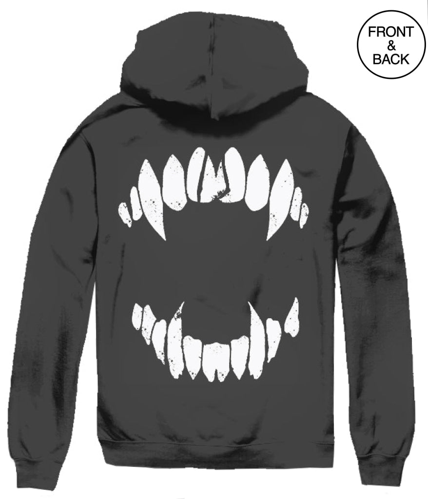 Savage Bite Hoodie S / Black Mens Hoodies And Sweatshirts