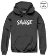 Savage Bite Hoodie S / Black Mens Hoodies And Sweatshirts