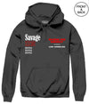 Savage Snake Skull Hoodie S / Black Mens Hoodies And Sweatshirts