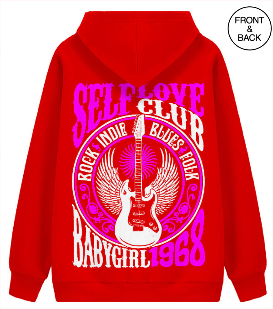 Self Love Club Babygirl S / Red Junior Hoodies