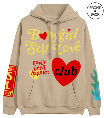 Self Love Club S / Sand Junior Hoodies