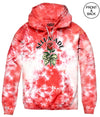 Self Made Rose Td Hoodie S / Red Tie Dye Mens Hoodies And Sweatshirts