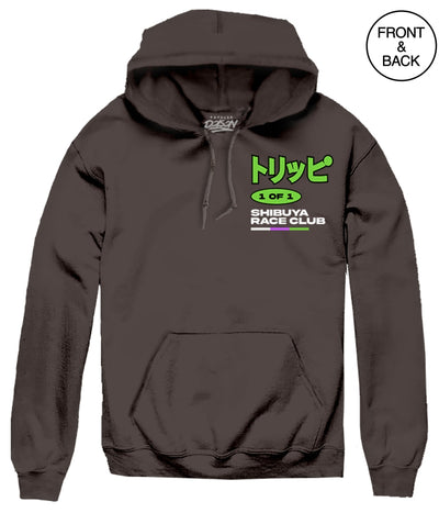 Shibuy Racing Club Hoodie S / Dark Brown Mens Hoodies And Sweatshirts
