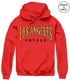 Skull Snake La Hoods S / Red Junior Hoodies