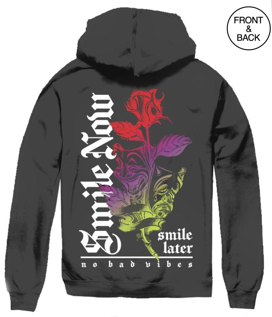 Smile Now Fb Hoodie S / Black Mens Hoodies And Sweatshirts