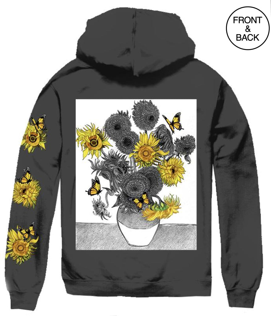 Sunflower Hoods-Big Size 2Xl / Black Mens Hoodies And Sweatshirts