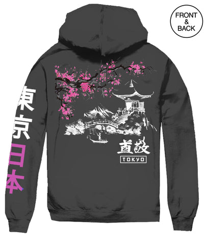 TEMPLE CHERRY BLOSSOM HOODIE Men’s Hoodies and Sweatshirts