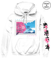 Tokyo Cherry Blossom Hoodie S / White Mens Hoodies And Sweatshirts
