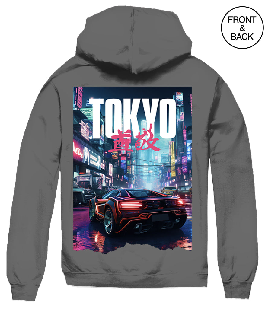 Tokyo City Car S / Charcoal Men’s Hoodies And Sweatshirts